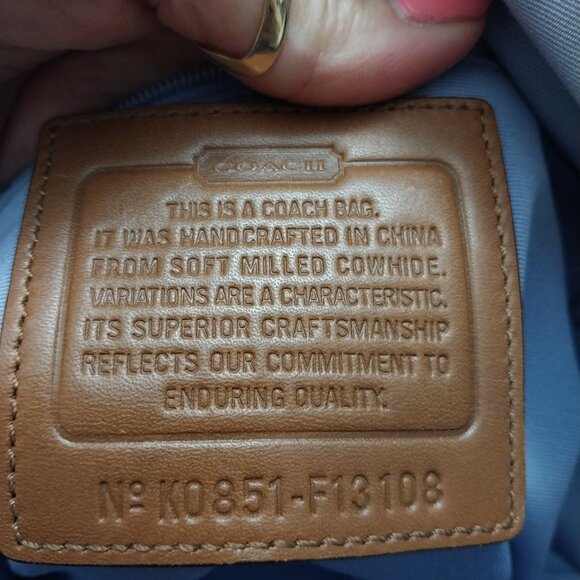 3470 Coach Soho White Pebble Leather Hobo Bag Ko851-F13108. - Picture 11 of 12